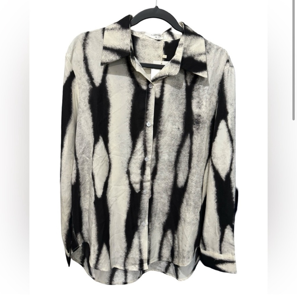 Commense Black& White Blouse